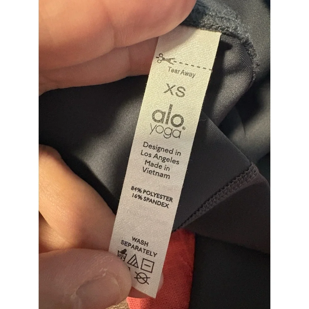Alo Yoga Airlift High-Waist Leggings Women XS Anthracite Grey Activewear W5512R